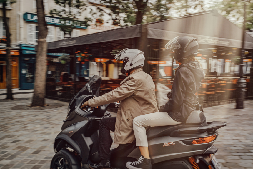 motard en ville